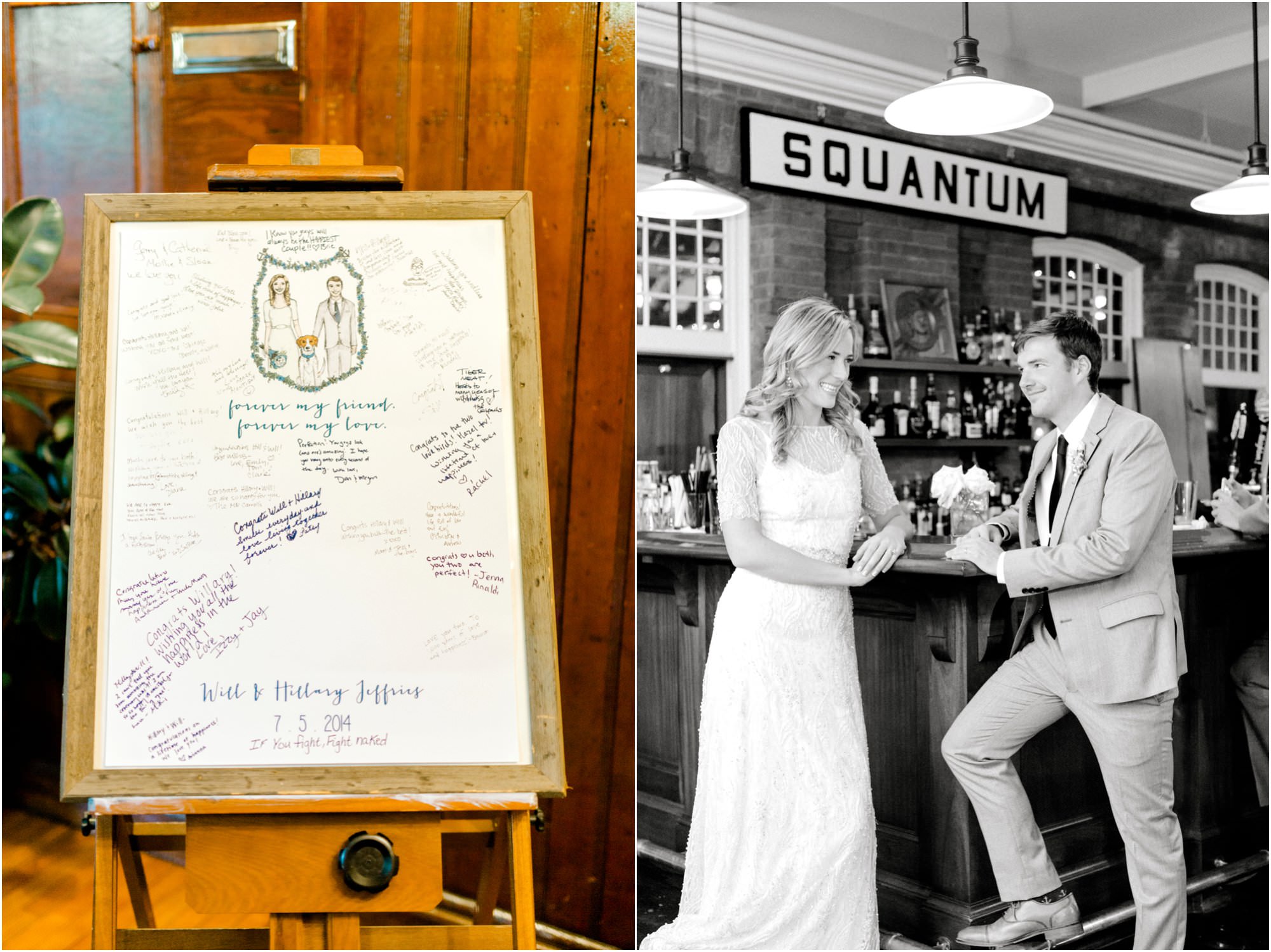 nautical squantum association wedding