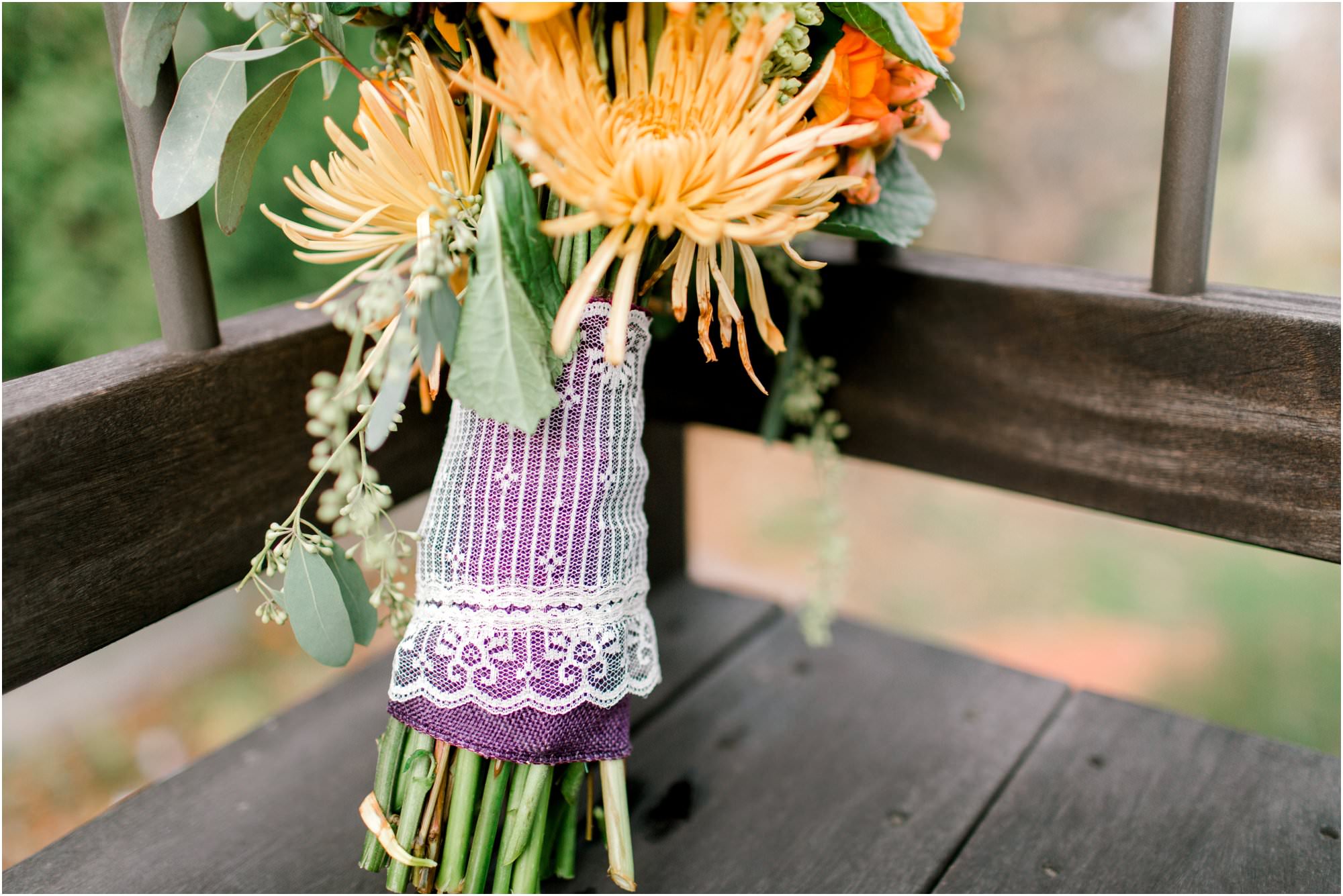 fall lace factory wedding
