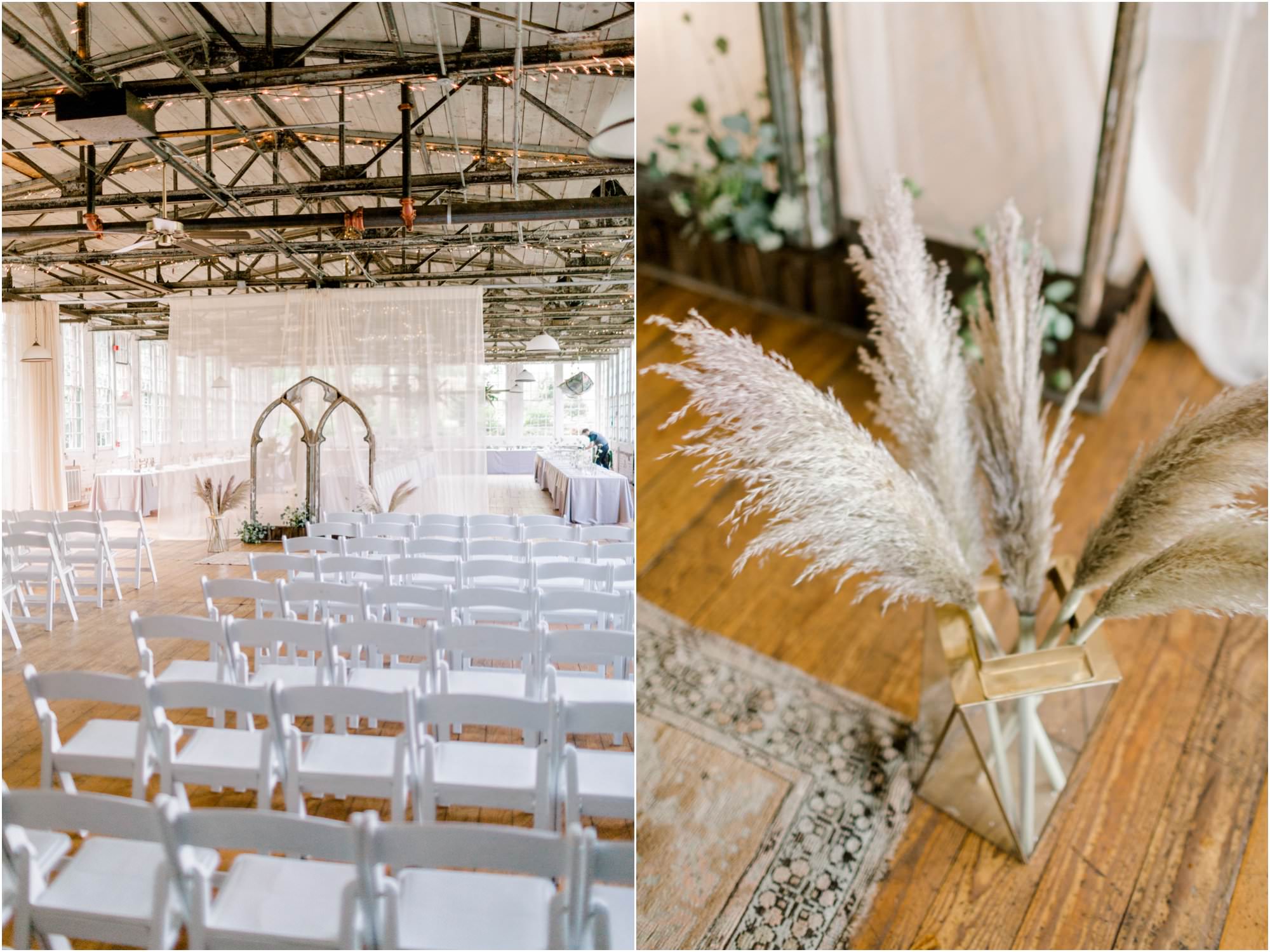 vintage summer lace factory wedding 