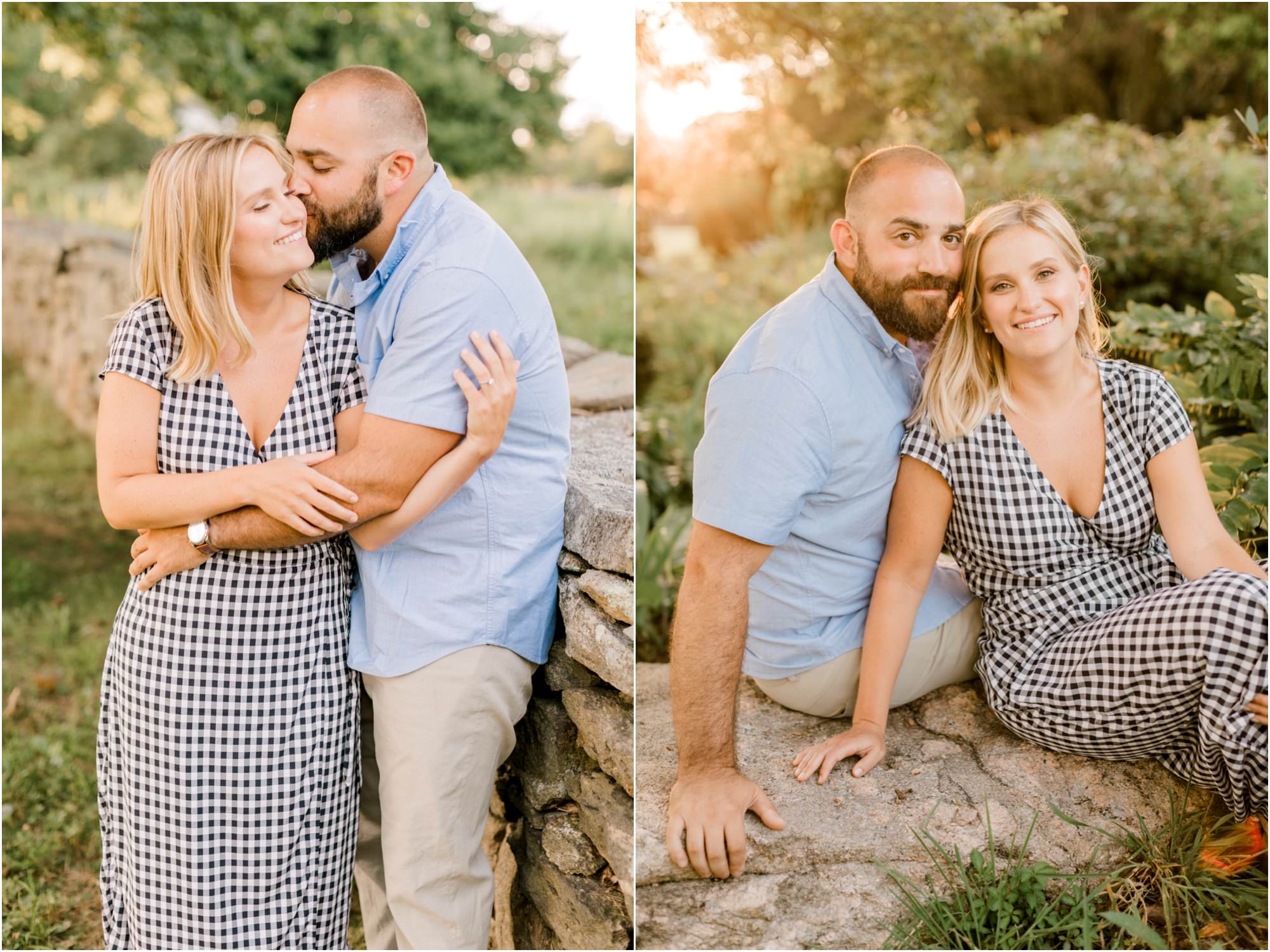 harkness memorial state park engagement photos