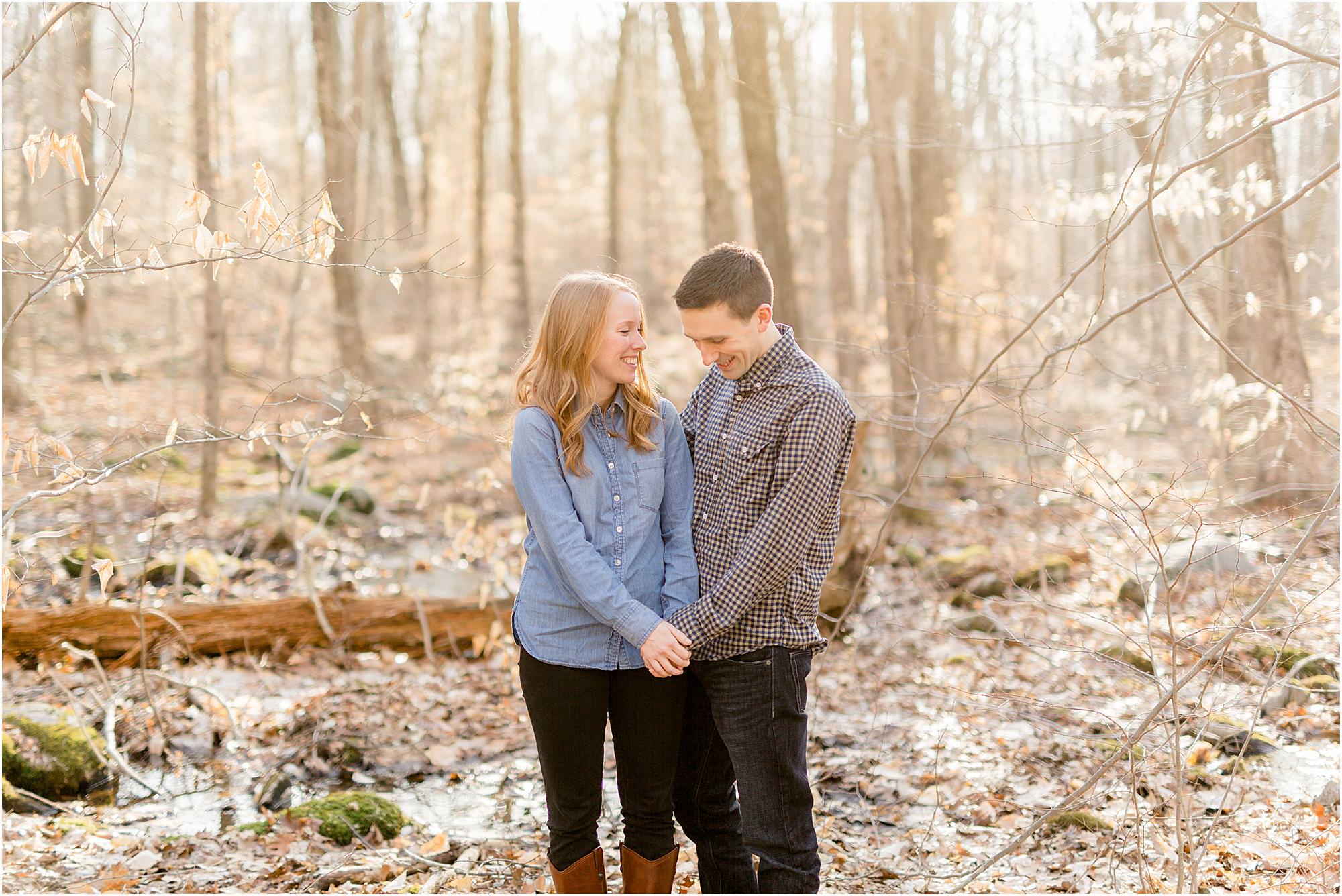 Rustic Chatfield Hollow Engagement by Long Island and Connecticut Wedding Photographers Daphne and Dean