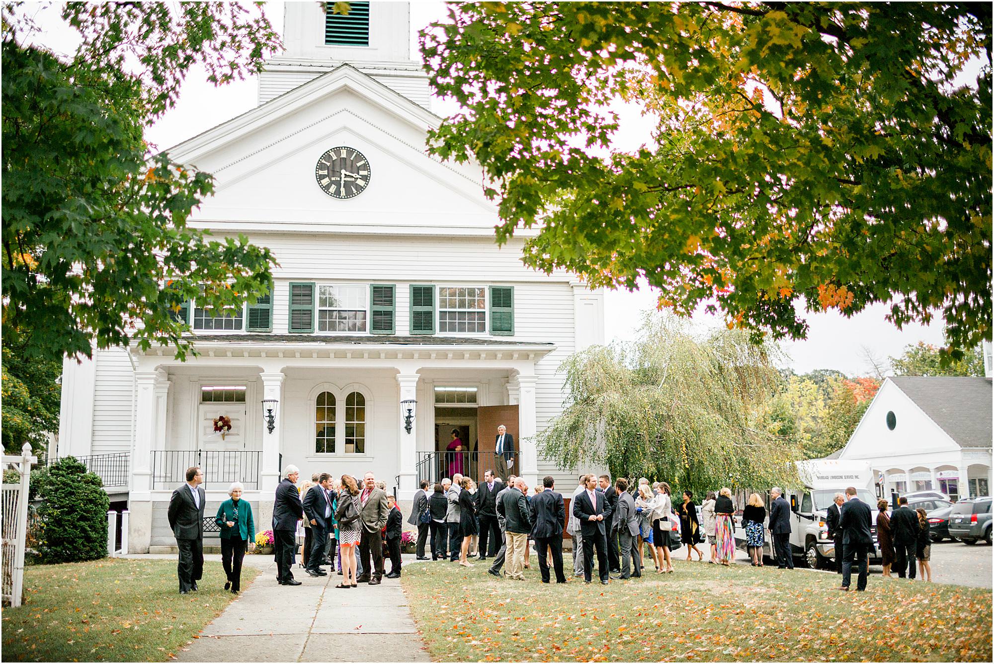 Connecticut church wedding