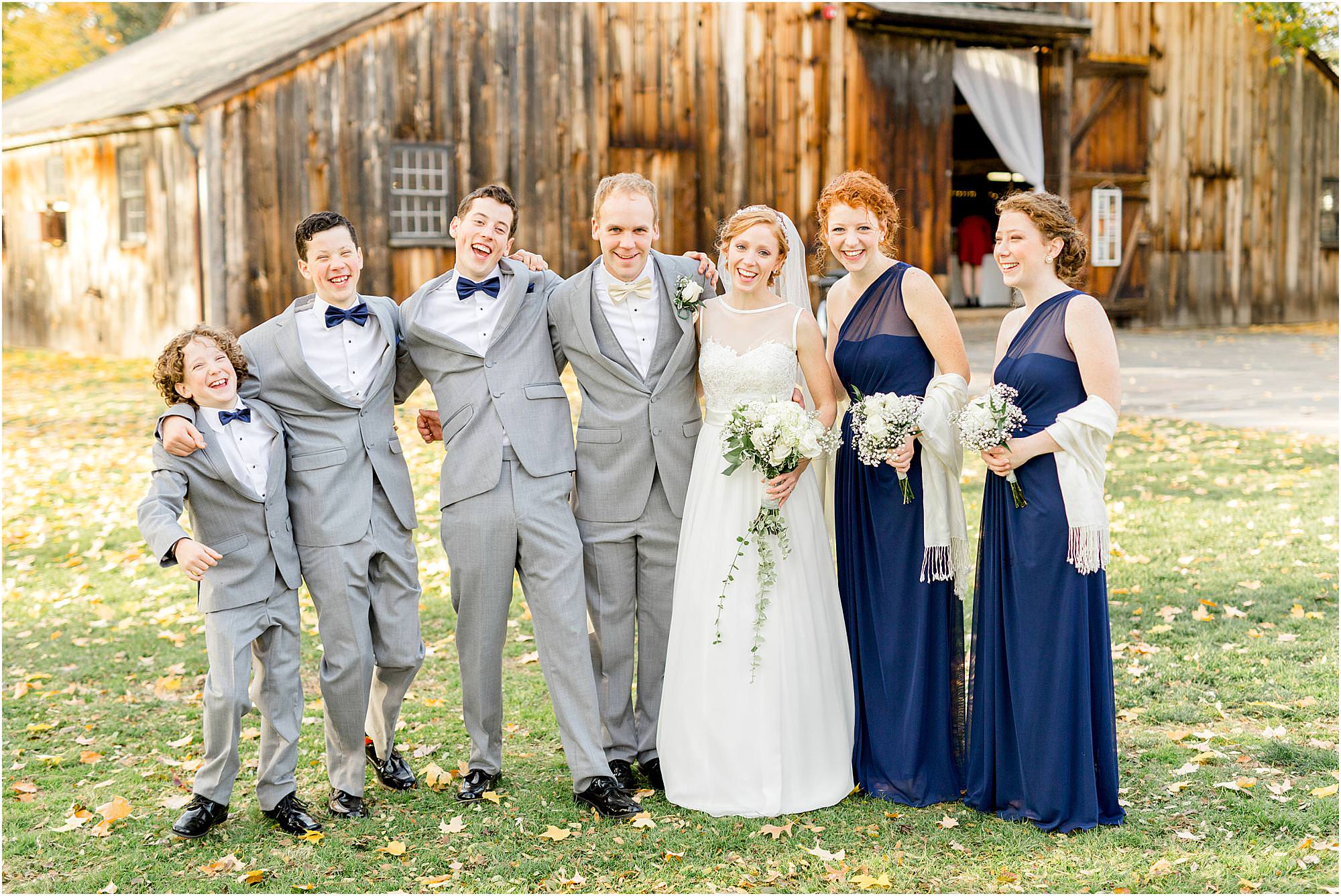 rustic fall webb barn wedding