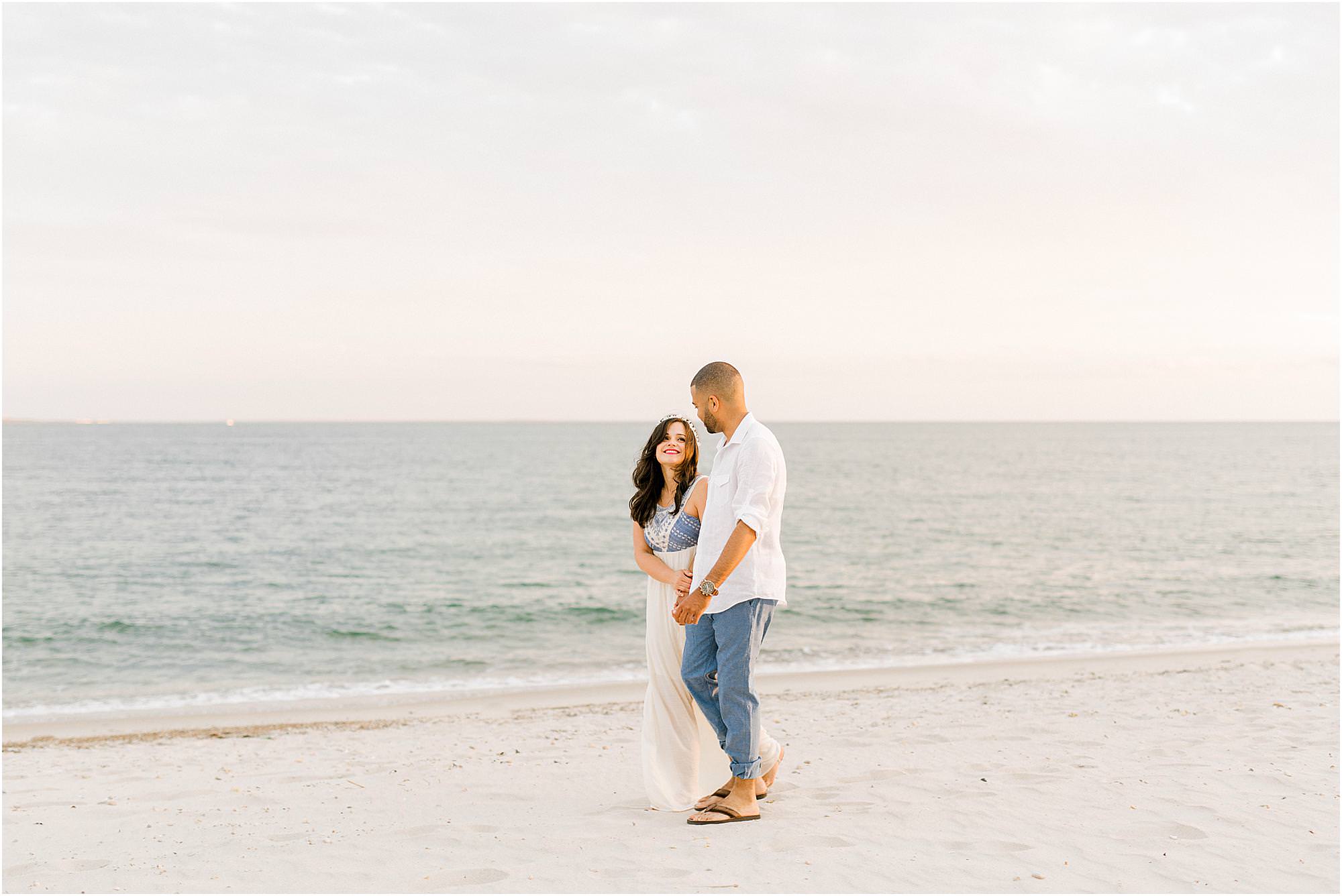 spring Harkness state park engagement