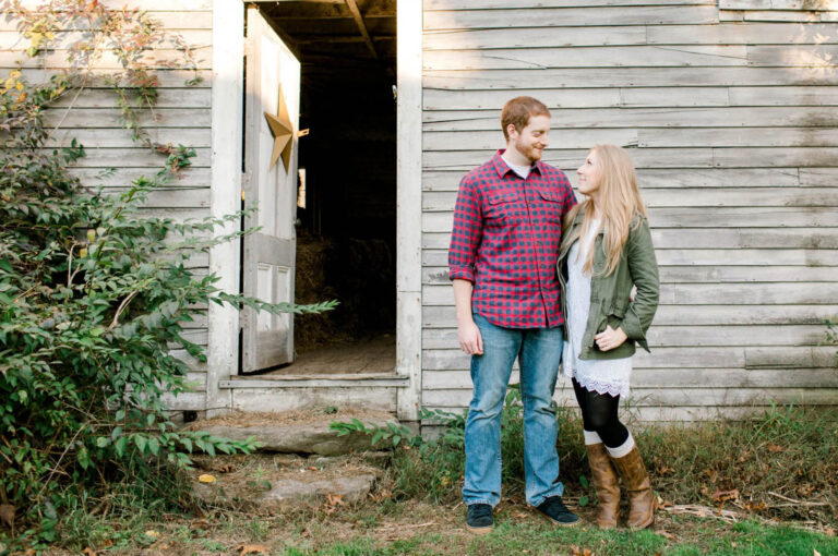 Rustic Farm Engagement | Lindsay & Ben