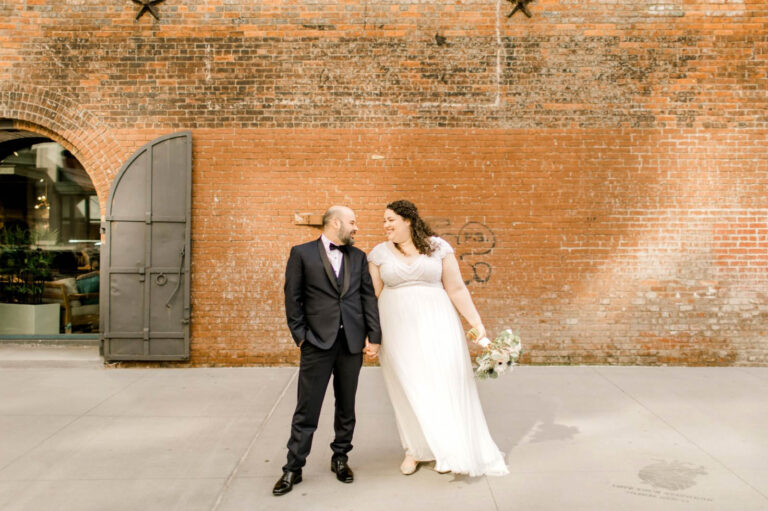 Sparkly 26 Bridge Wedding in Brooklyn | Alana & Aytug