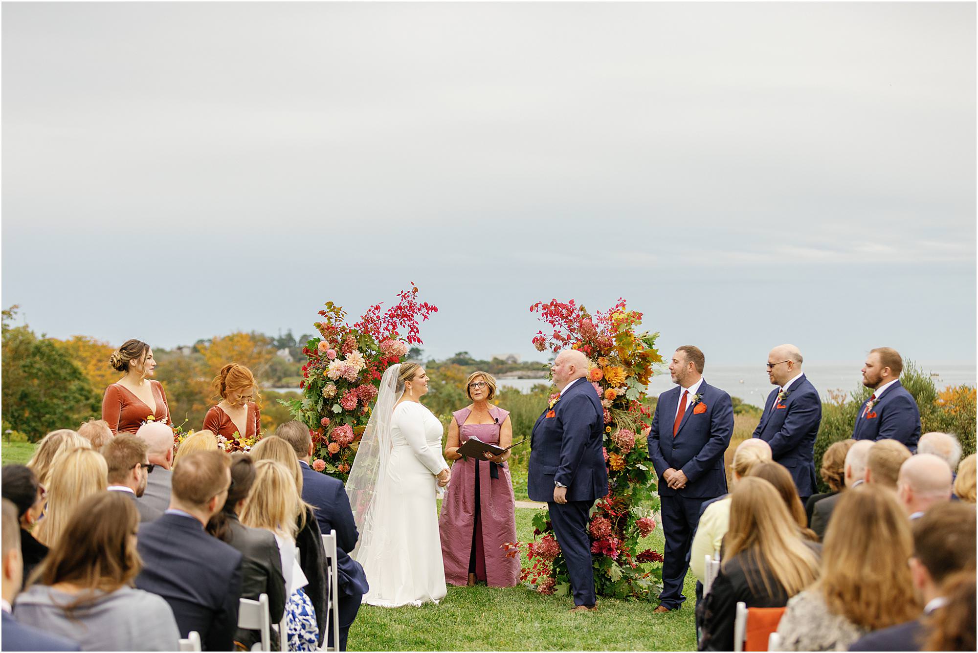 colorful wedding ceremony